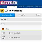 betfred spanish lottery
